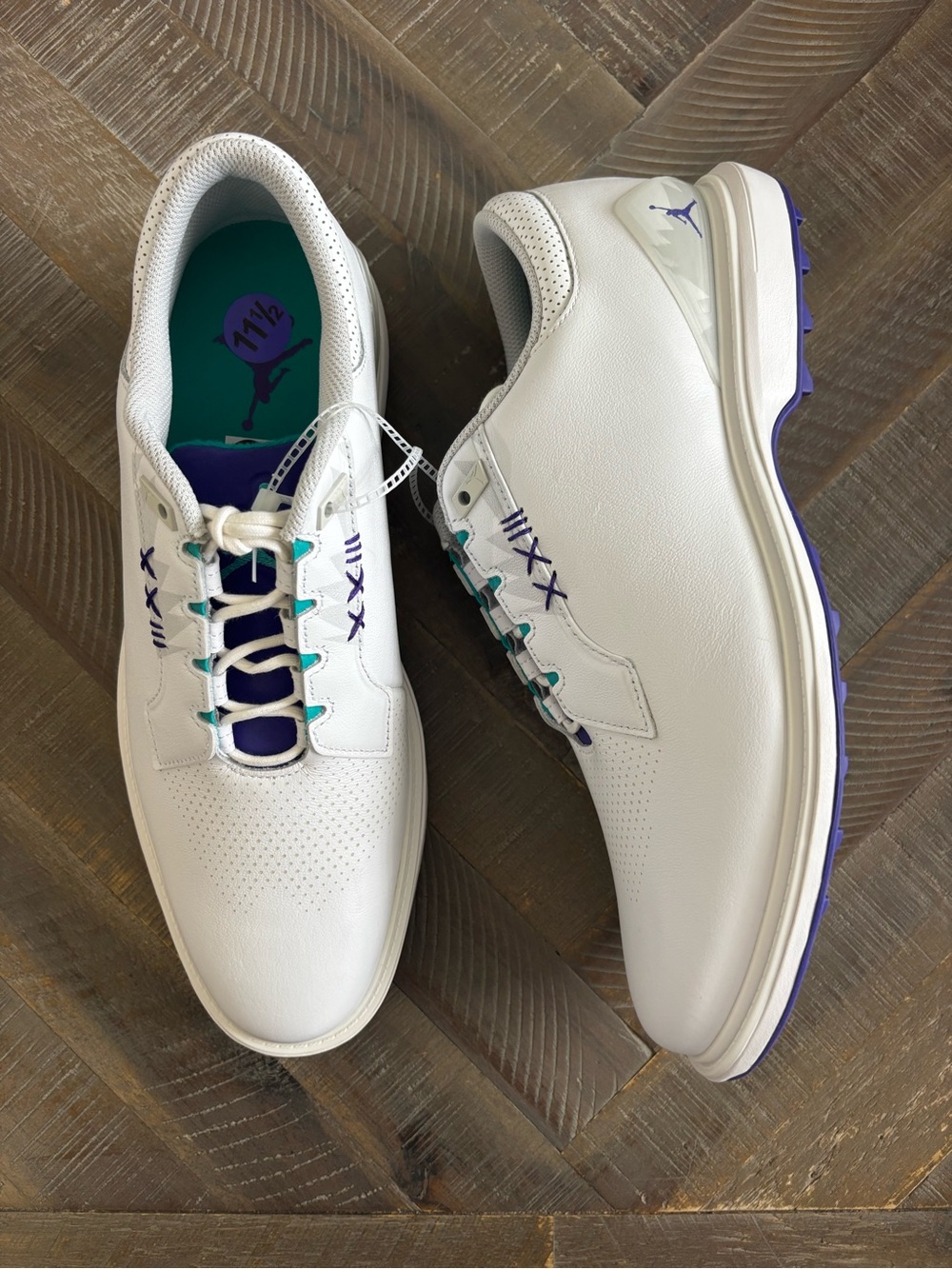 Jordan Air Jordan ADG 5 Golf Shoes Leather Spikeless Men's 11.5 FQ6642-100